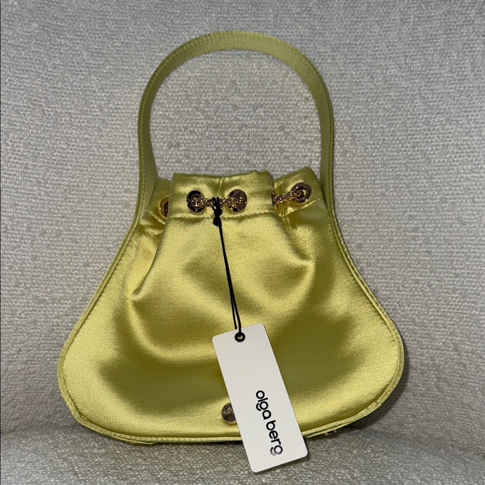 Oroton Lemon Satin Mini Bag